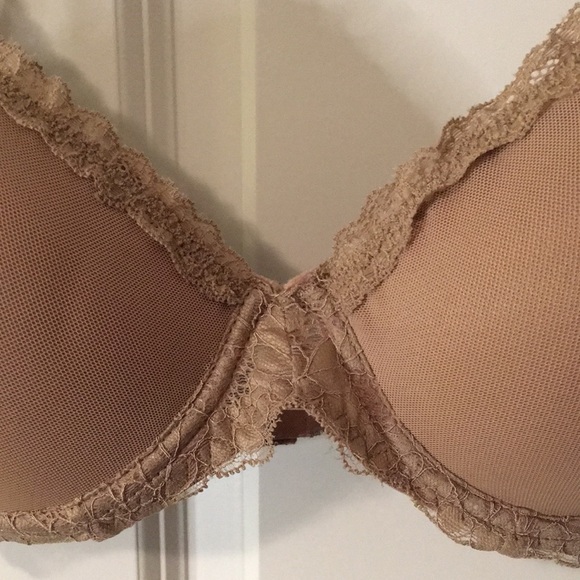 NWOT Nude/Tan Mesh Lace Bra - Picture 3 of 8